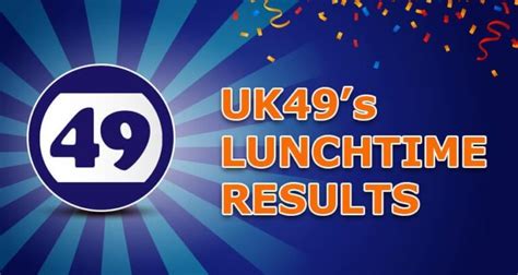 Uk49 lunchtime kwikpik for today Times for UK 49s Teatime and Lunchtime